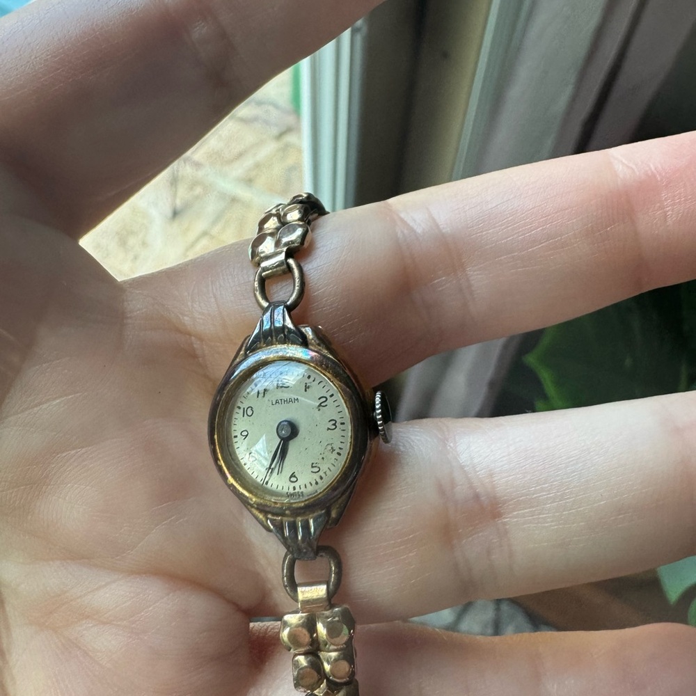 Latham Swiss 14KT Gold Watch